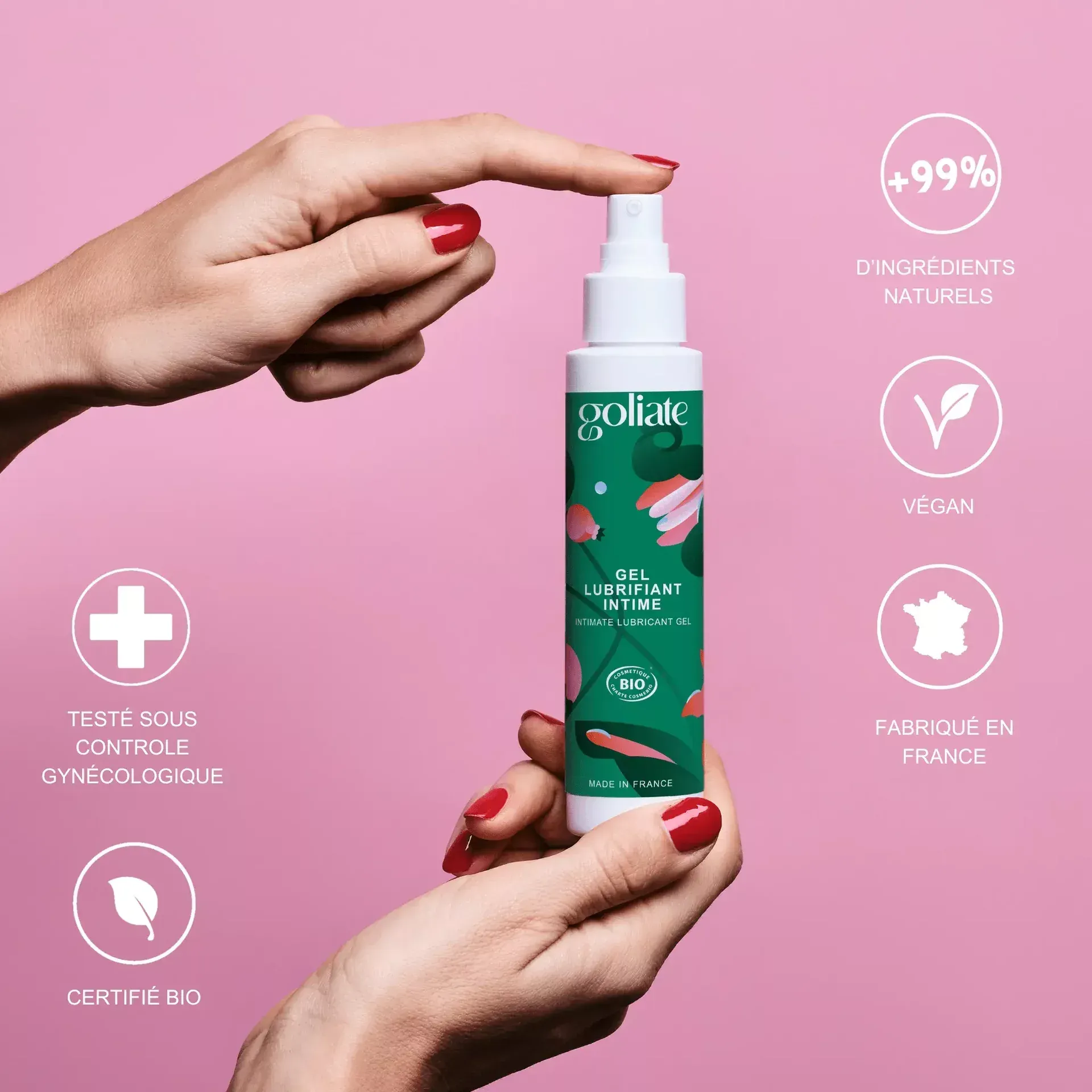 Intieme glijgel - Natuurlijk en gecertificeerd biologisch 100ml