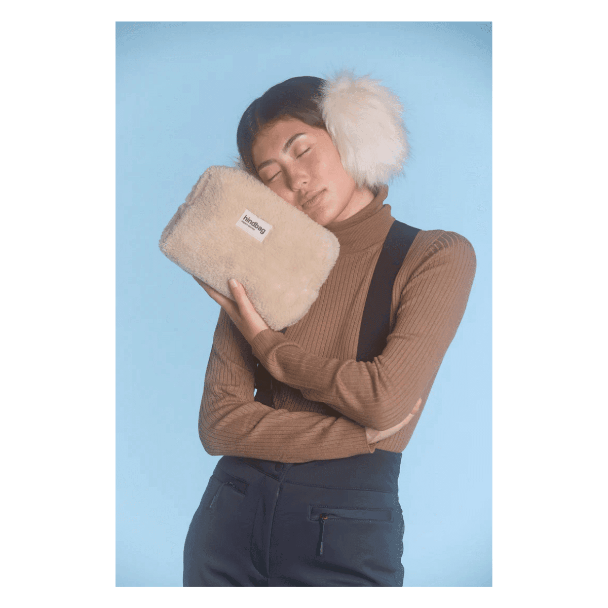 Toilettas LEON - Fourrure Beige