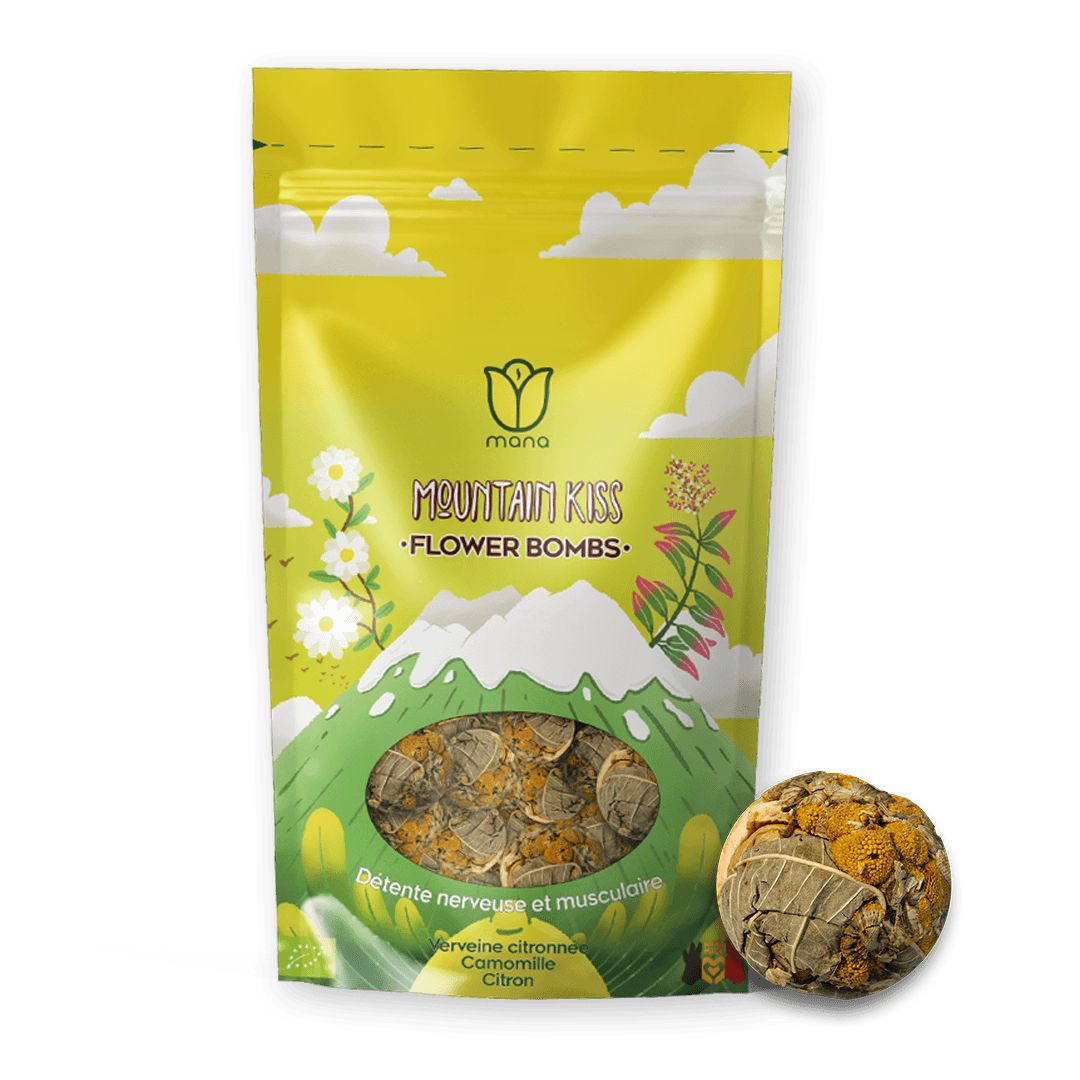 Mountain Kiss Flower Bombs - BIO bloemige thee-bollen x10