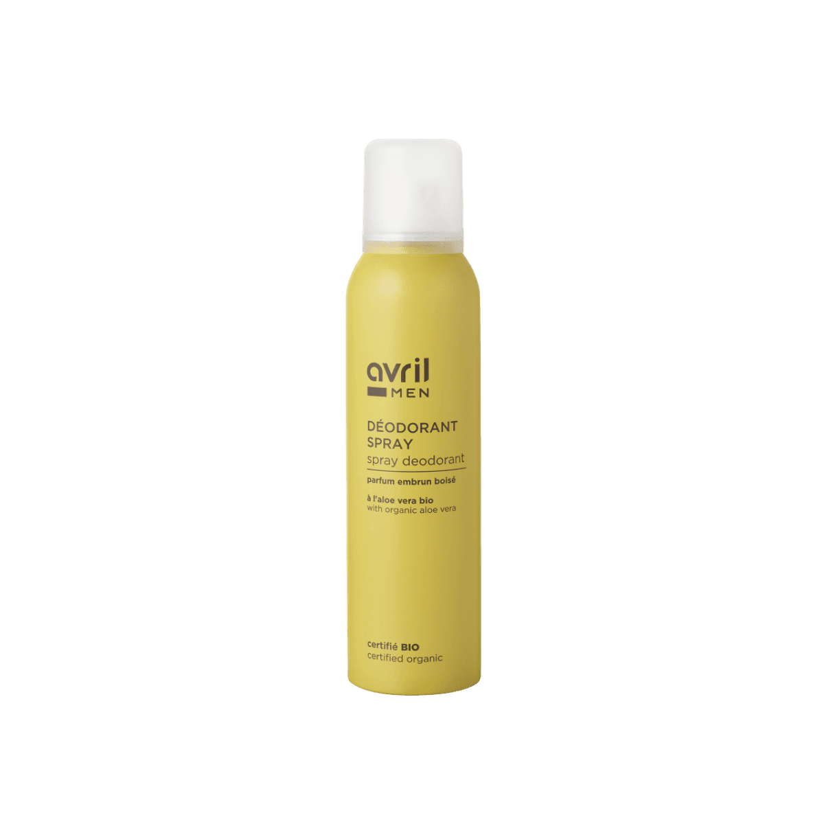 Mannen deodorant spray 150ml - Biologisch gecertificeerd