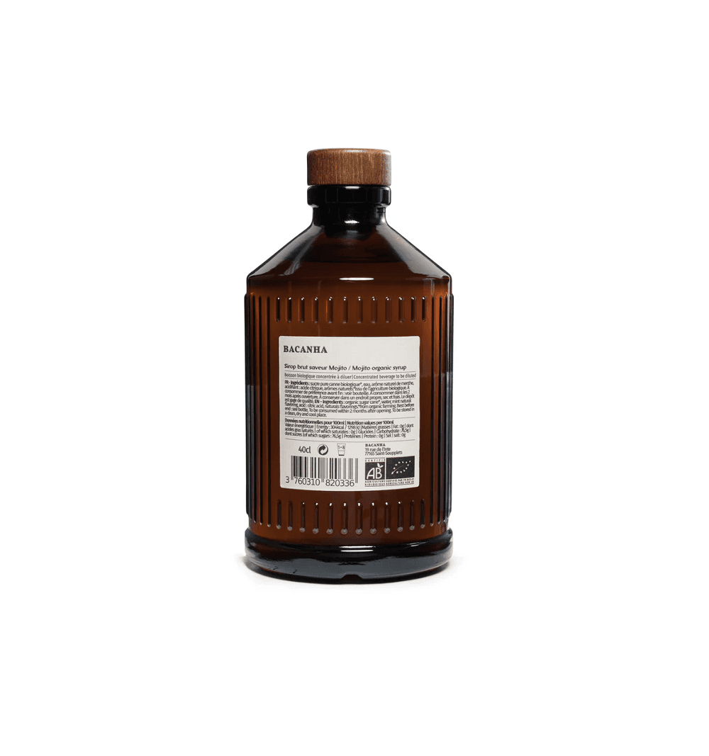Bacanha	Sirop Mojito Brut - Bio - 400ml