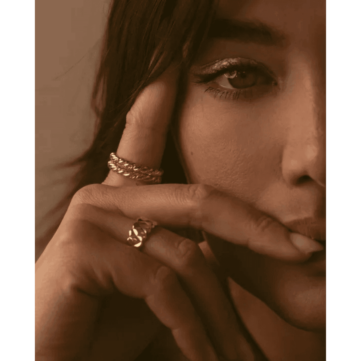 Ring Laurane verguld