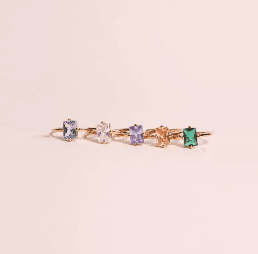 Ring Madeleine - Zircon Blanc - WAEKURA