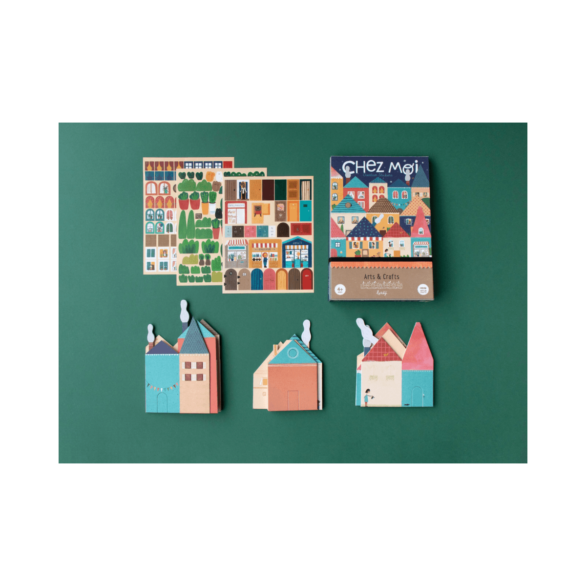 Creatieve vrijetijdsset - 4 jaar en ouder - CHEZ MOI STICKERS