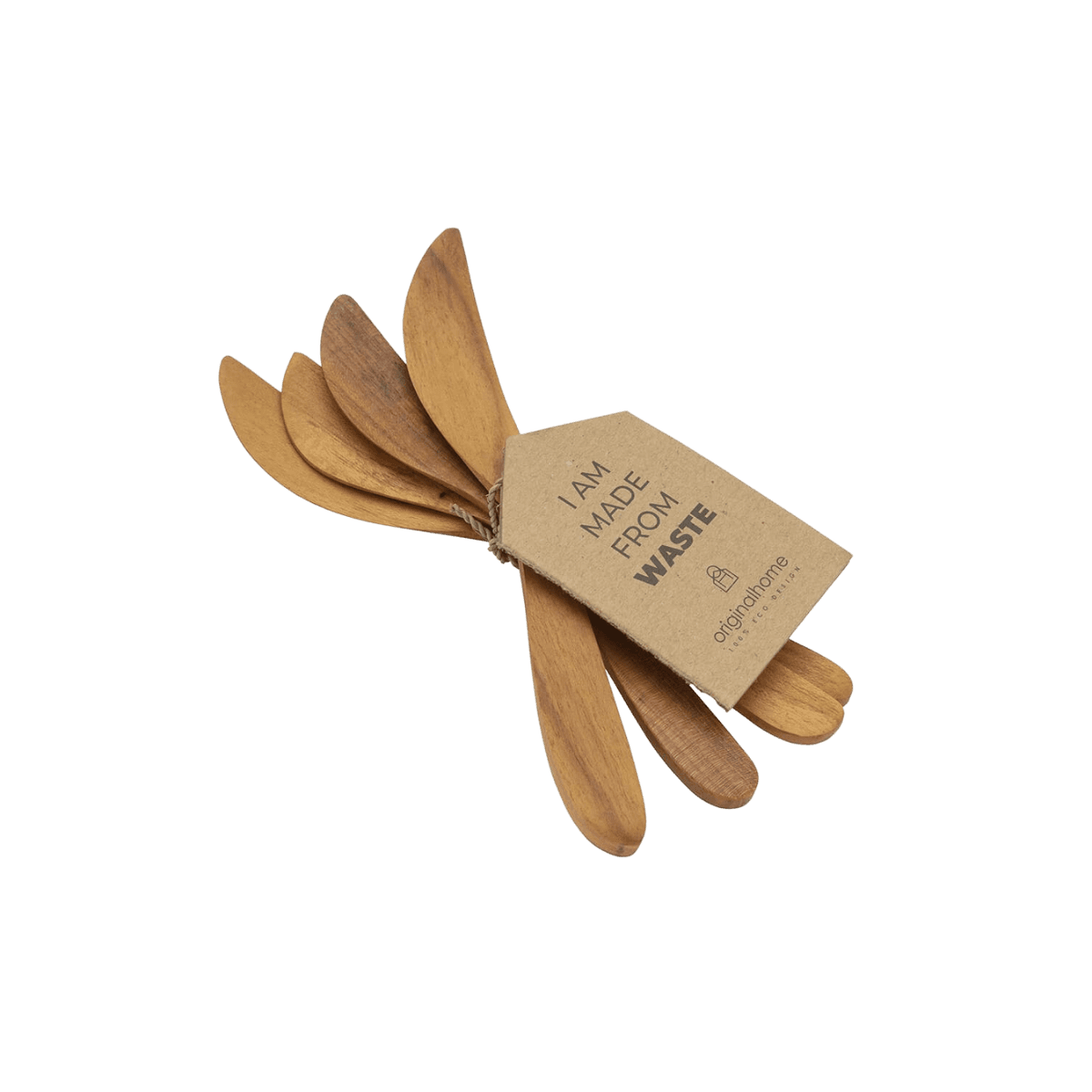 Teak messen x 4 - KNIFE RECLAIMED TEAK S/4