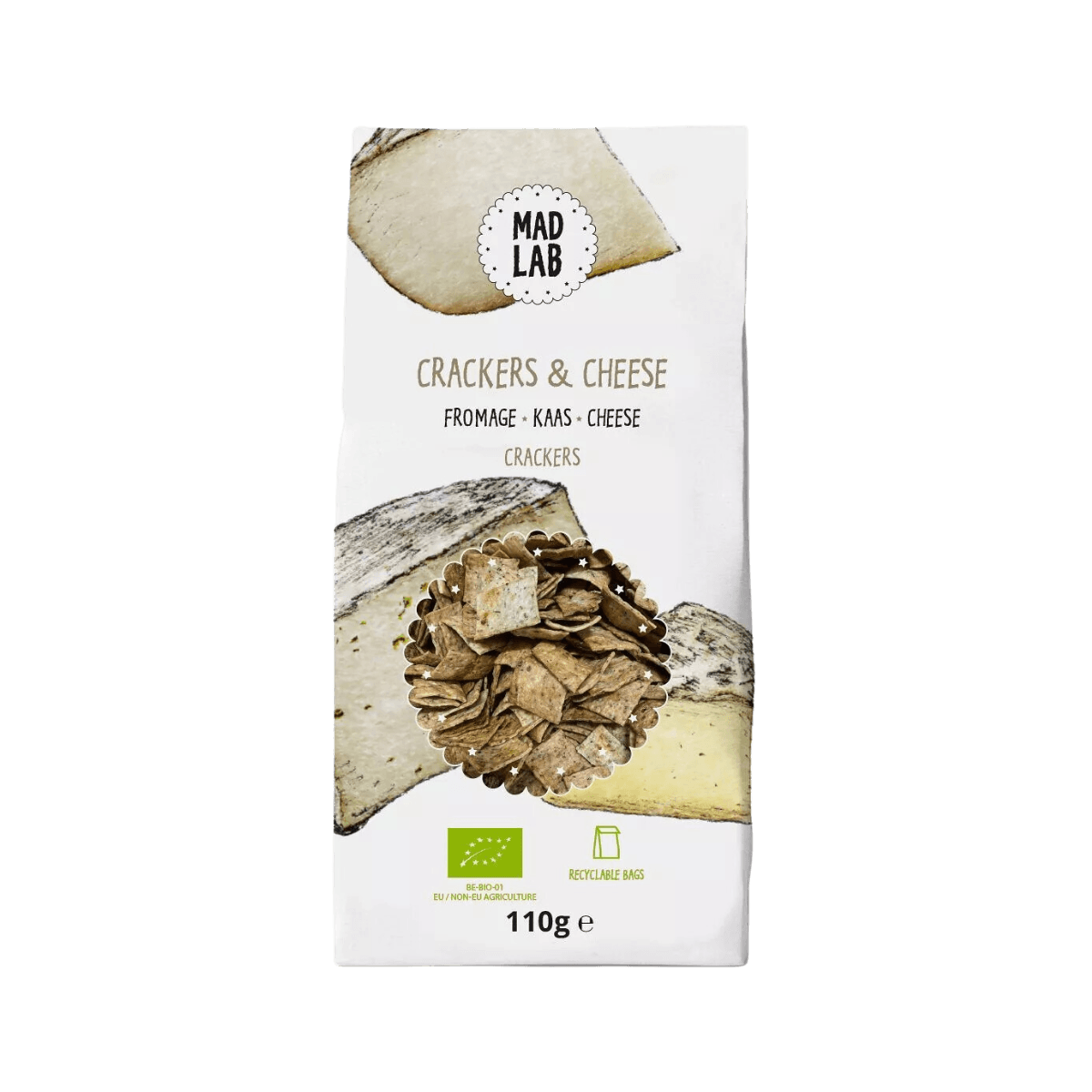 Biologische kaascrackers - CRACKERS & CHEESE