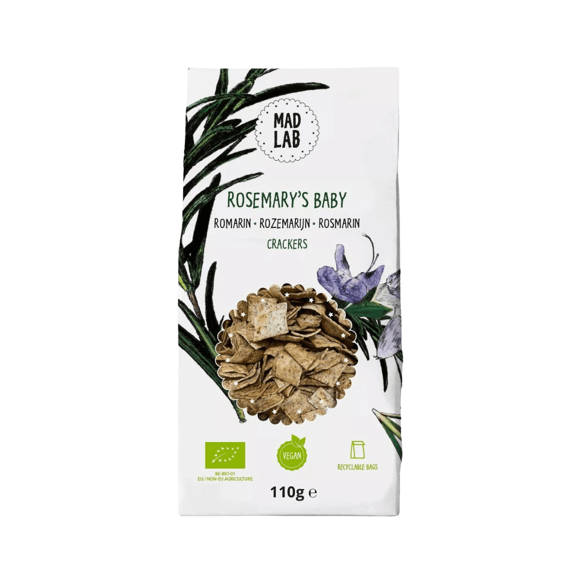 Biologische rozemarijn crackers - ROSEMARY BABY