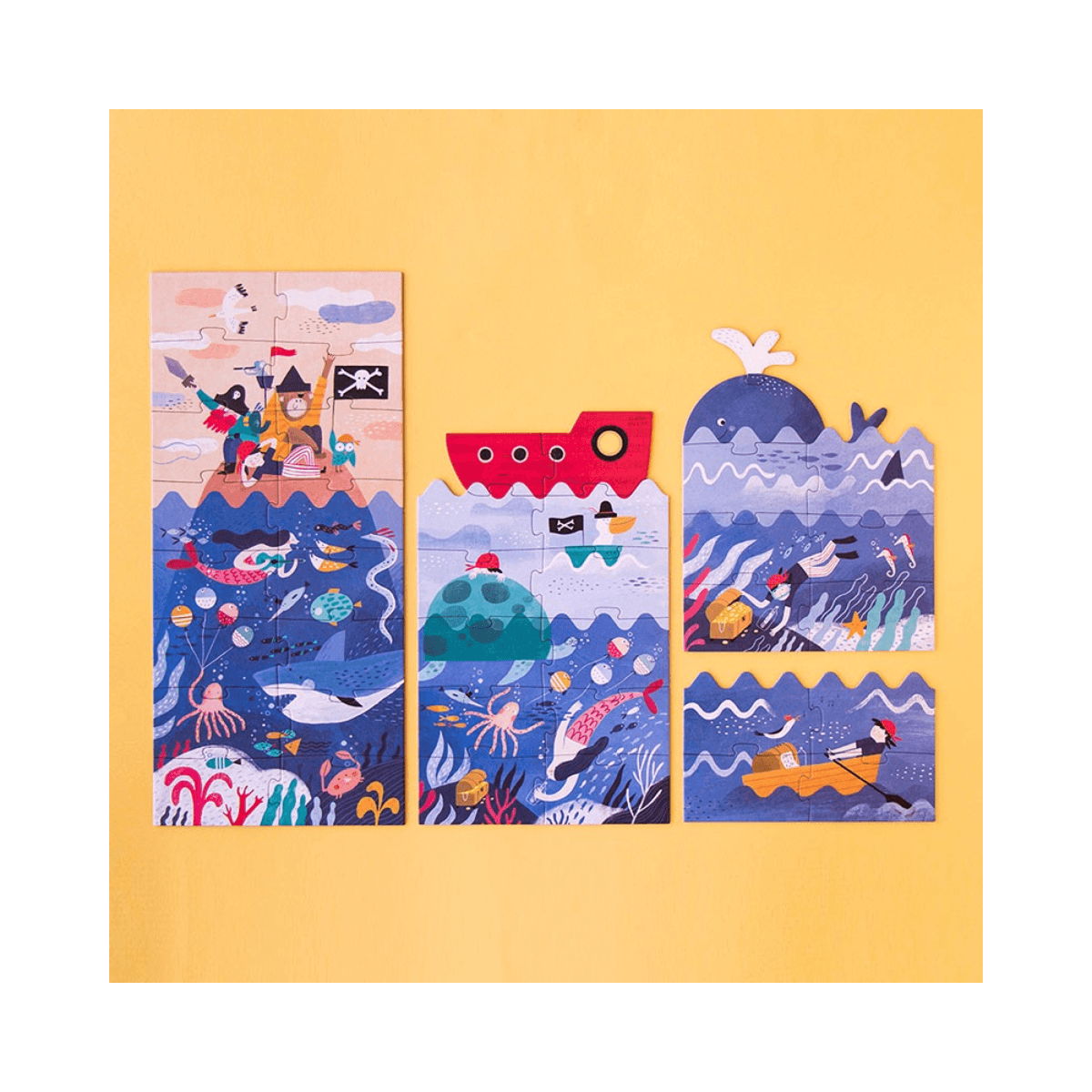 36-delige puzzels - 3 - 6 jaar - DISCOVER THE TREASURE PUZZLE