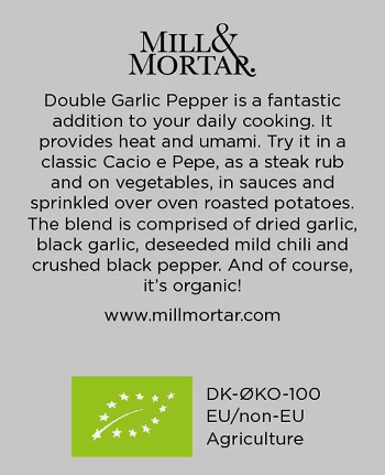 Double Garlic Pepper BIO 50g