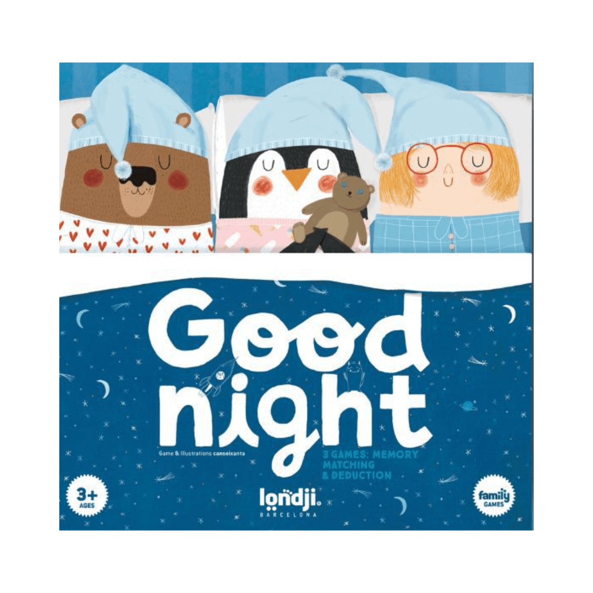 3 in 1 spel - 3 jaar en ouder - GOOD NIGHT