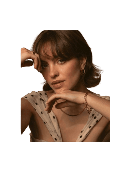 Grote creolen Amaya - Plaqué or