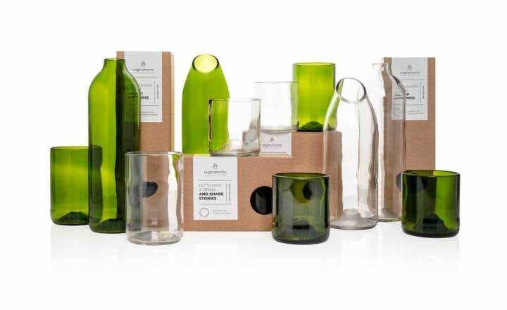 Water karaf van gerecyclede flessen - Helder - WATER CARAFE - HELDER