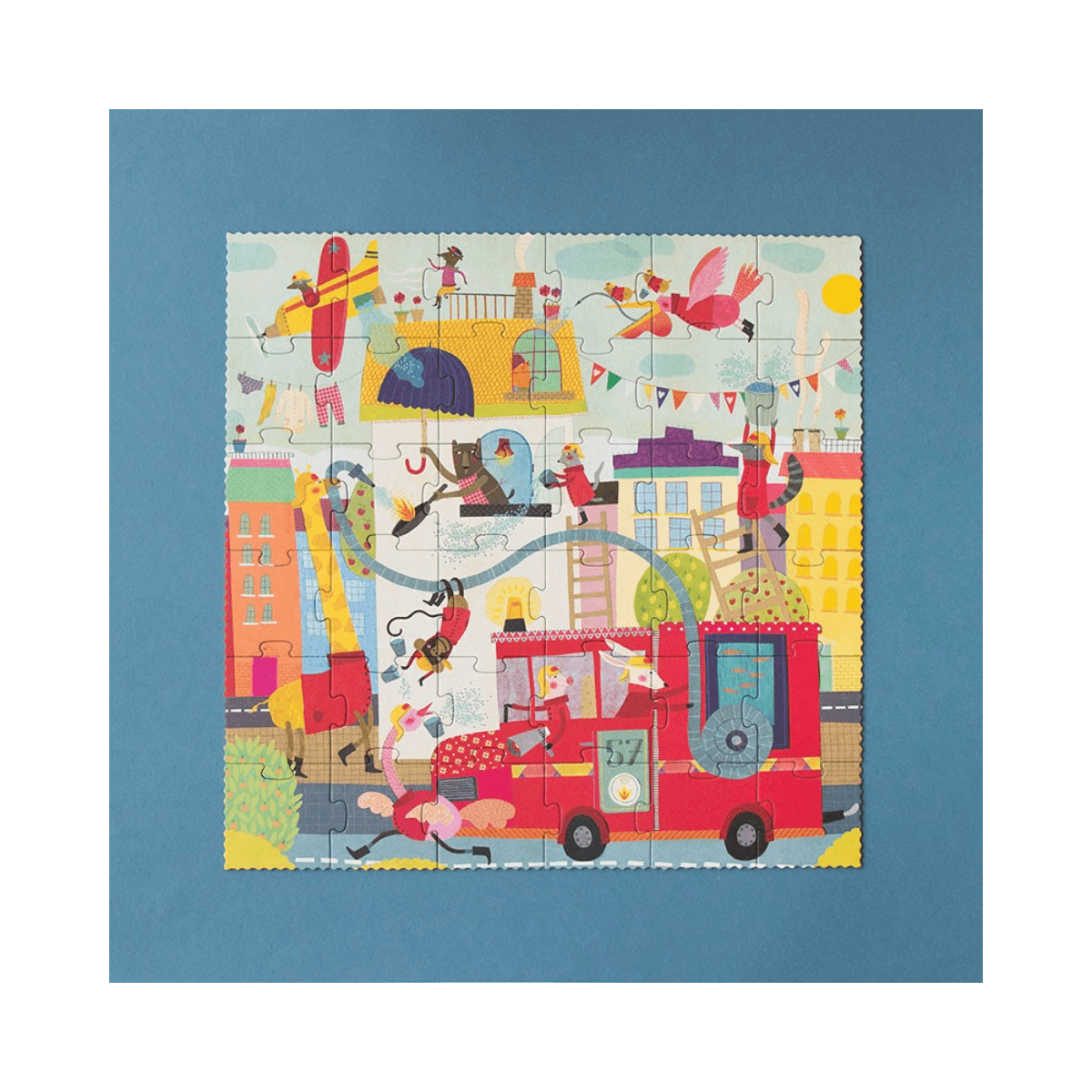 36-delige puzzel - 3 - 6 jaar - I WANT TO BE FIREFIGHTER PUZZLE