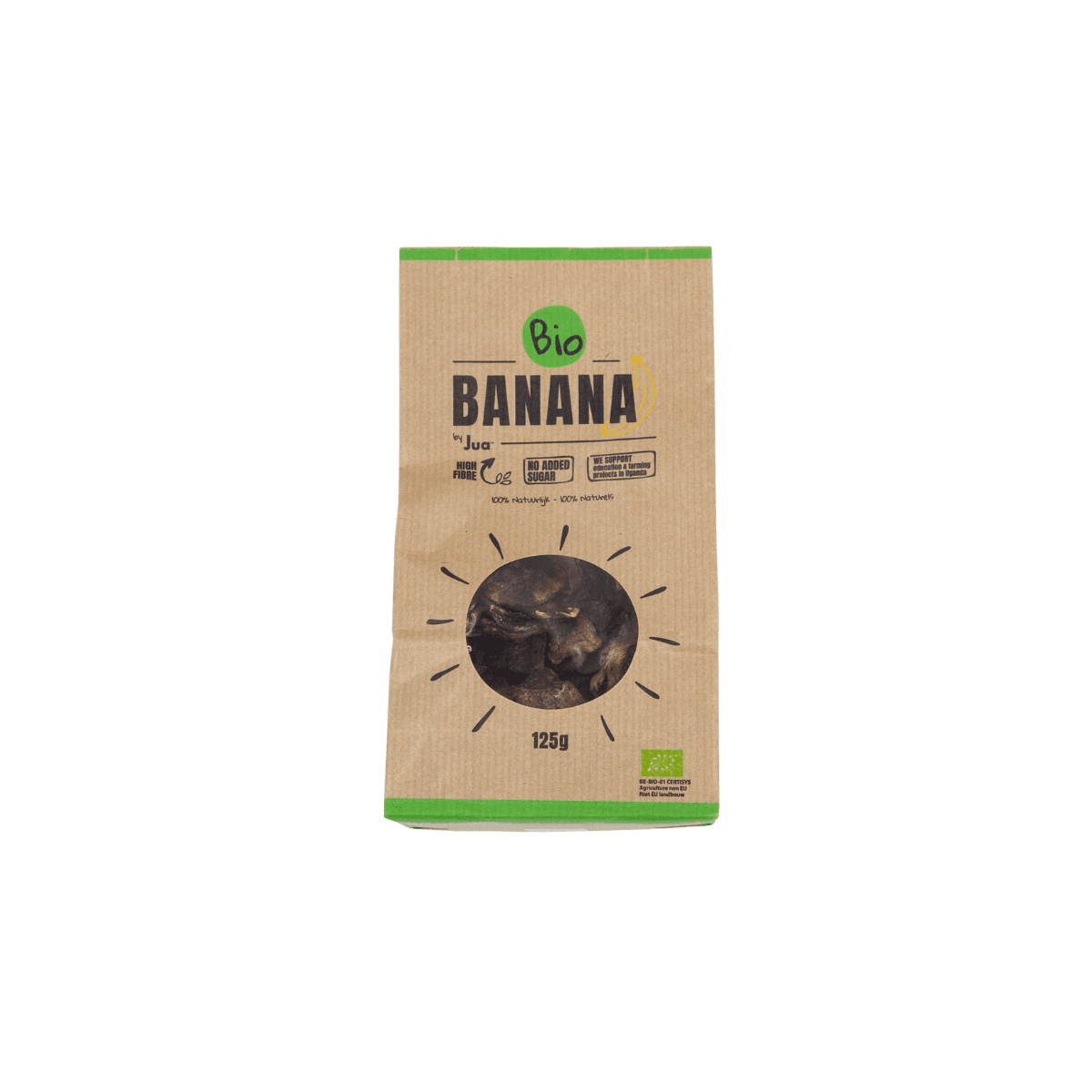 Gedroogde banaan 125g