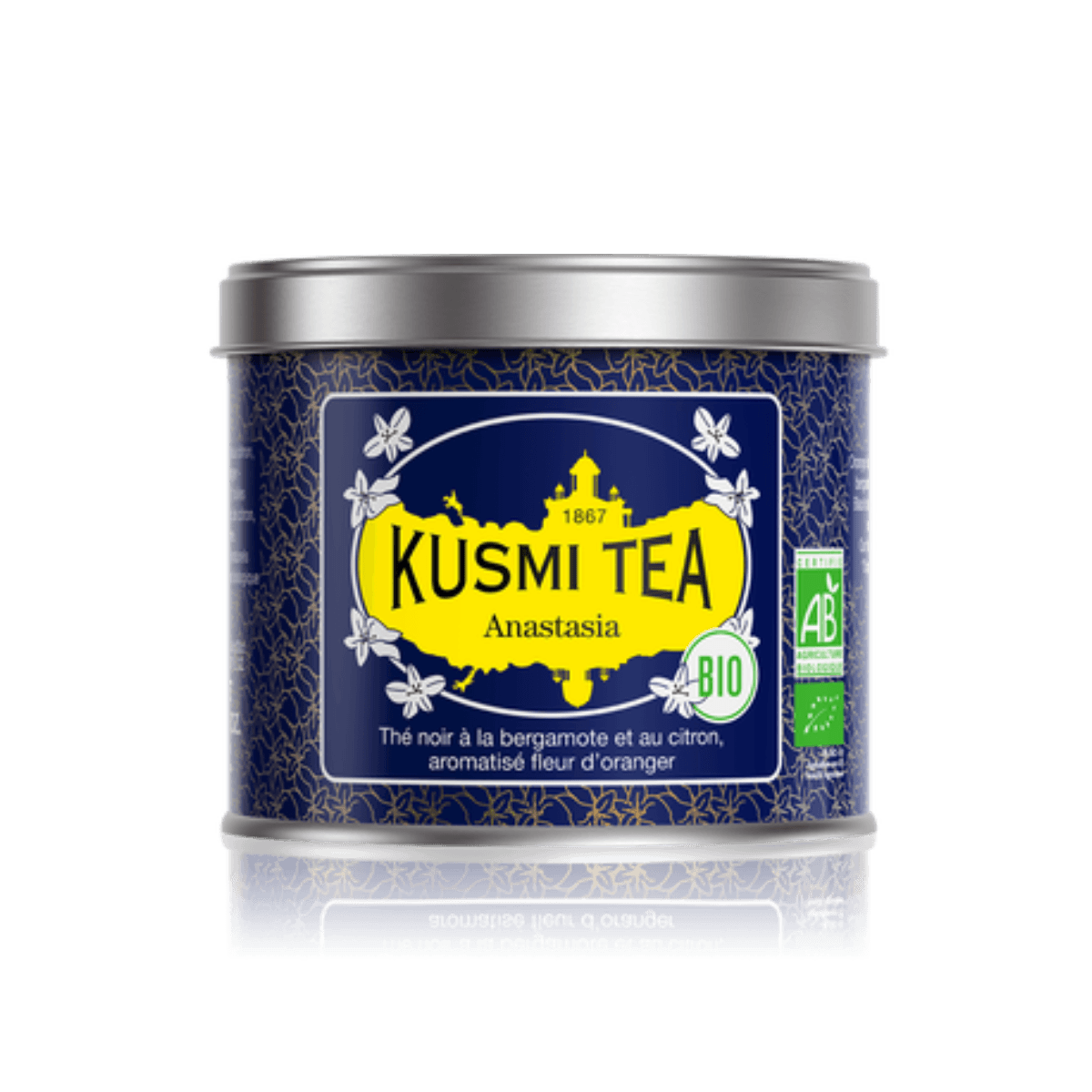 Earl Grey Lemon Zwarte Thee - Anastasia - Metalen doosje 100gr
