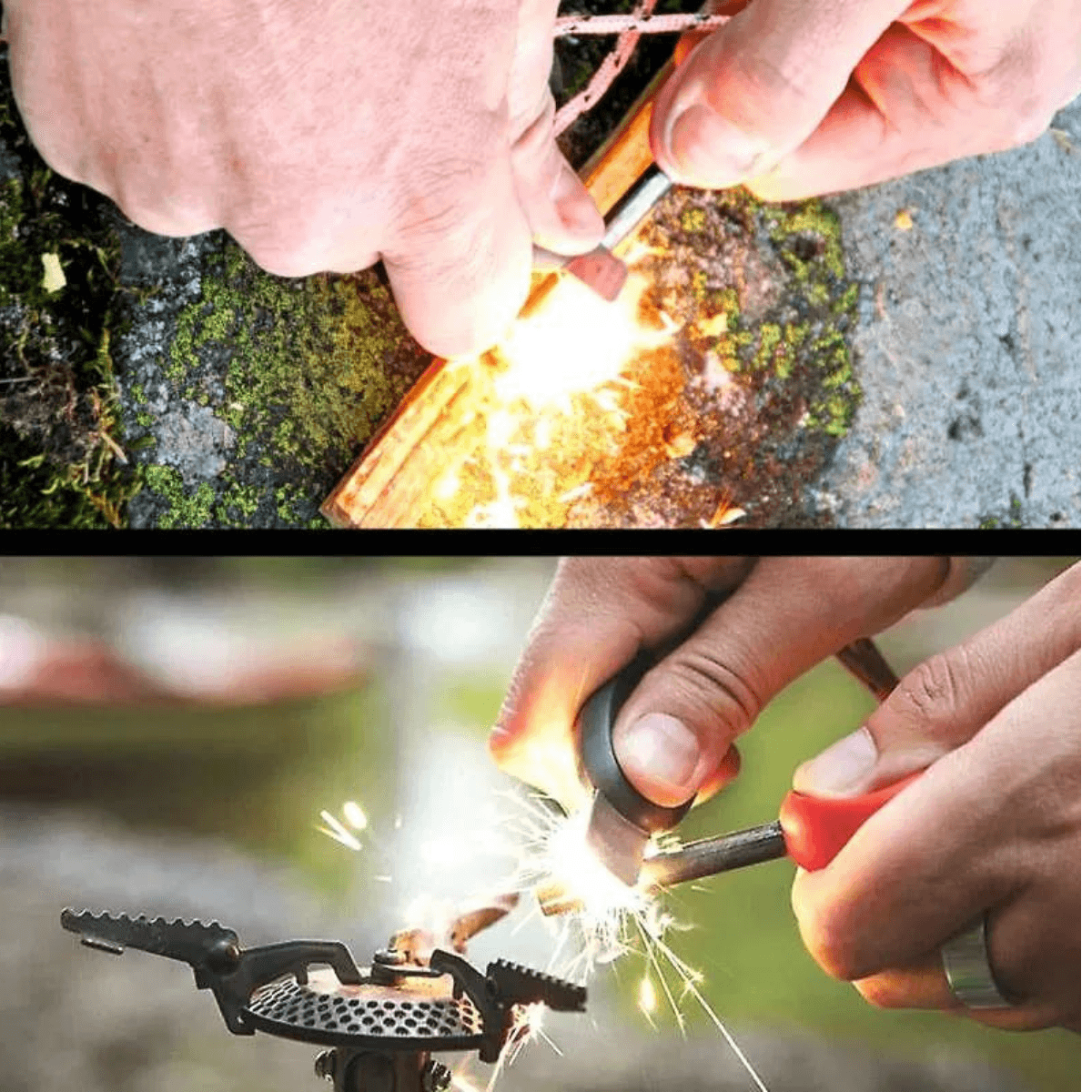 Vuursteen - SWEDISH FIRESTEEL SCOUT 2IN1 - Cocoshell