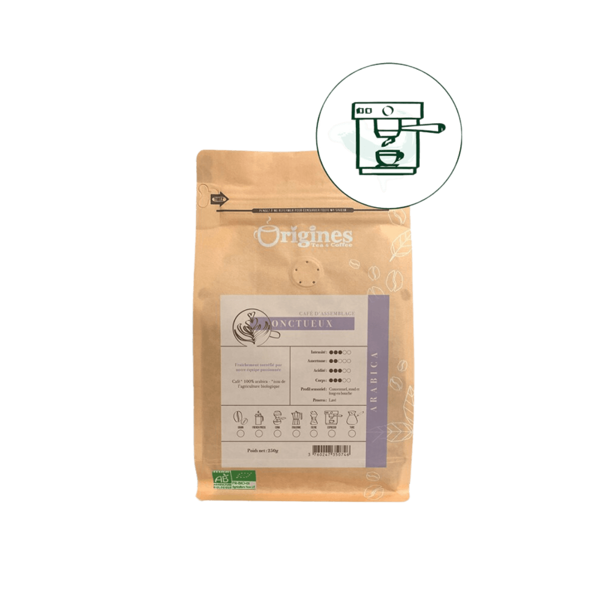 Biologische romigheid - Expresso - Gemalen 250g