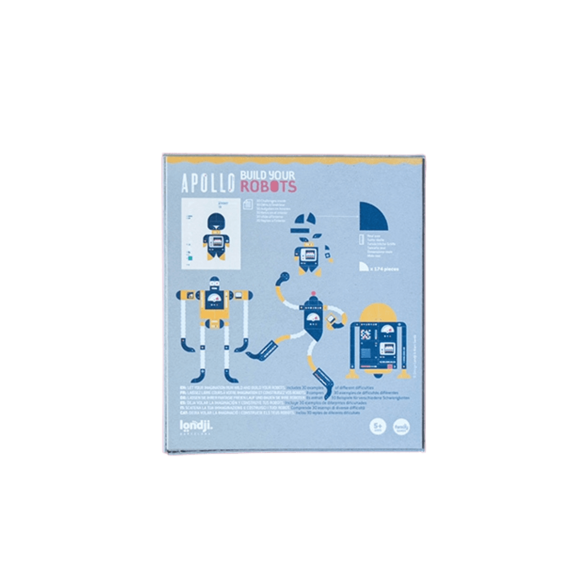 Robot-bouwspel - 5 jaar en ouder - APOLLO BUILD YOUR ROBOTS