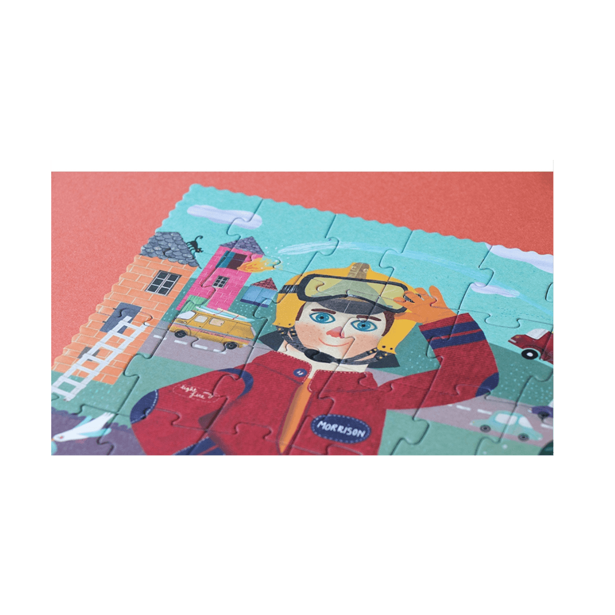 36-delige zakpuzzel - 3 - 6 jaar - FIREFIGHTER POCKET PUZZLE