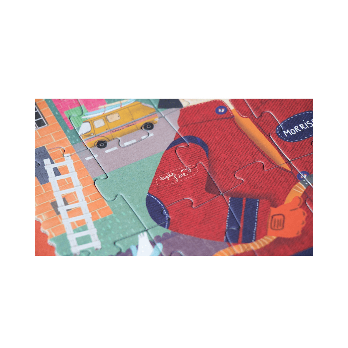 36-delige zakpuzzel - 3 - 6 jaar - FIREFIGHTER POCKET PUZZLE