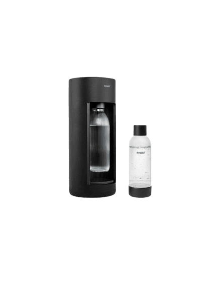 Sprankelend water machine Glassy  - Black