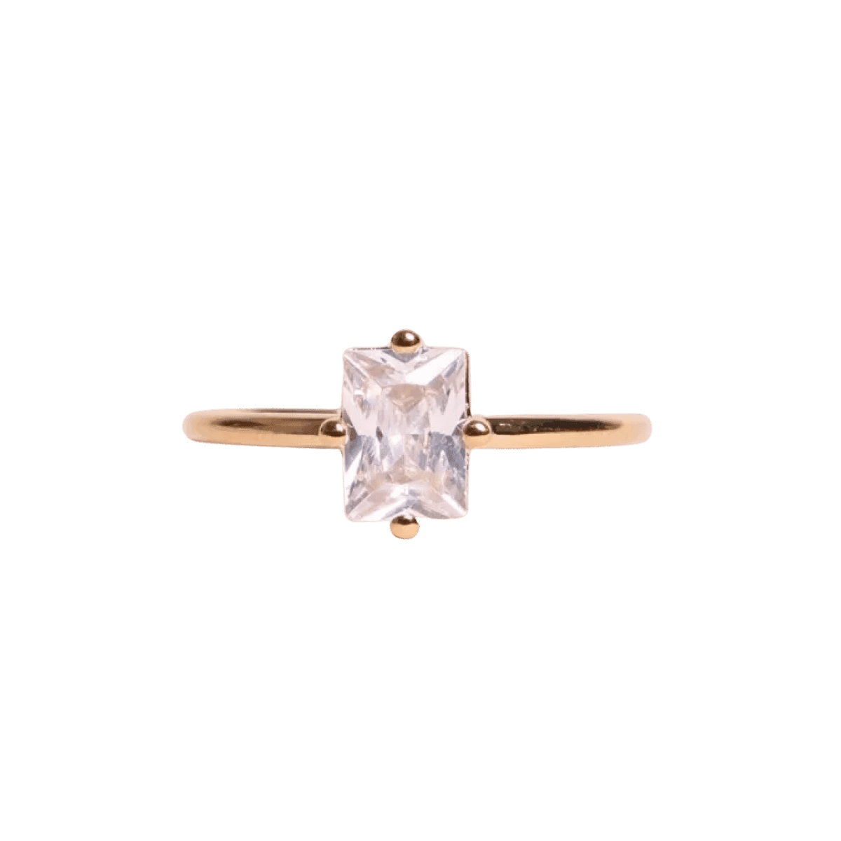Ring Madeleine - Zircon Blanc - WAEKURA