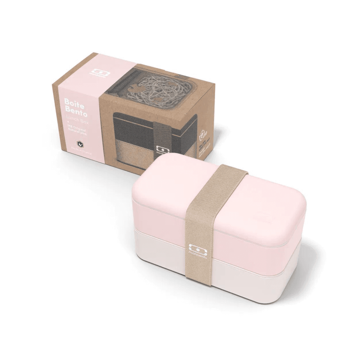 Lunchdoos Bento 2 x 500ml - MB ORIGINAL - Mokka Roze