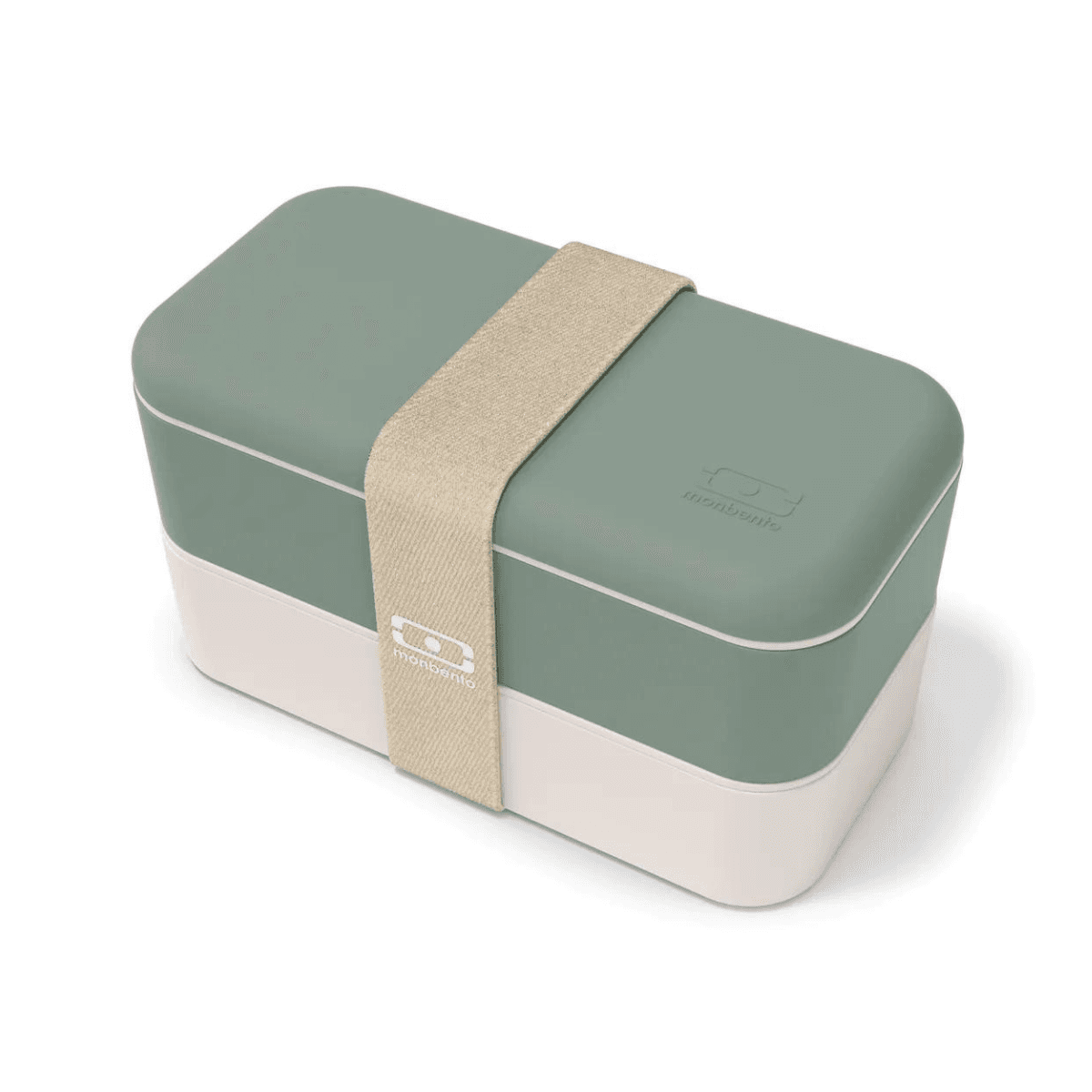 Lunchdoos Bento 2 x 500ml - MB ORIGINAL - Natuurlijk groen