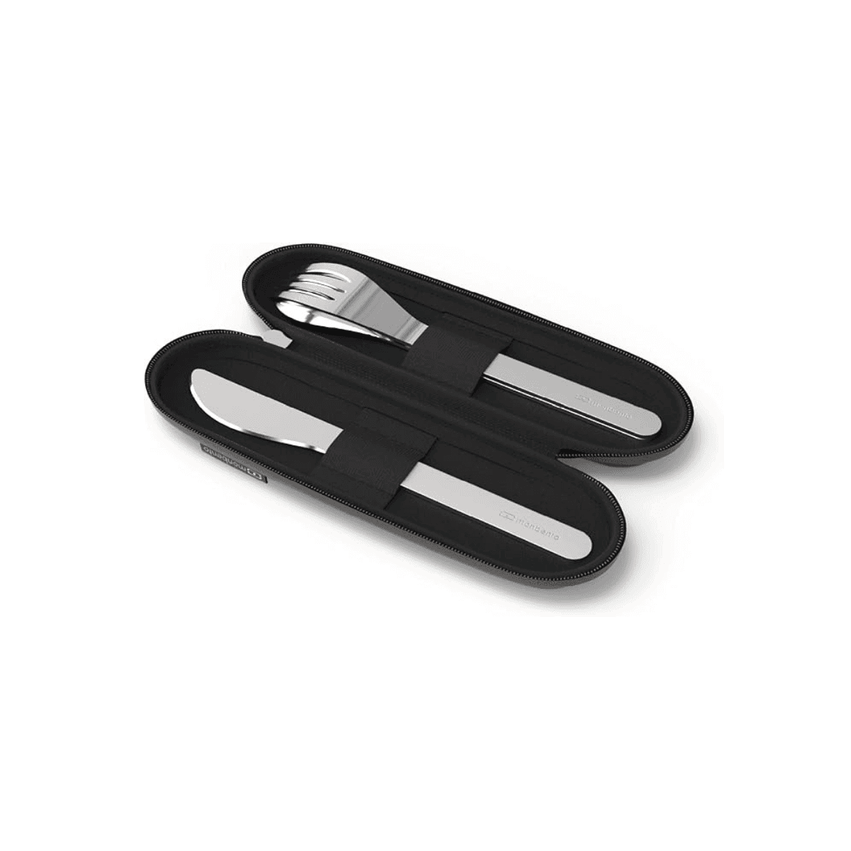 MB Slim Nest Trio mes - Nomadisch bestek en etui van textiel