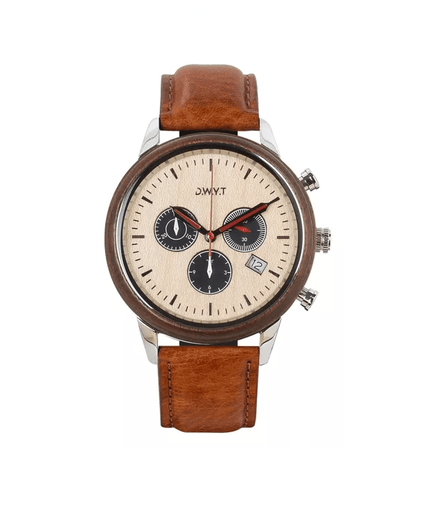 Chronograaf herenhorloge MARCO POLO Marron Tabac