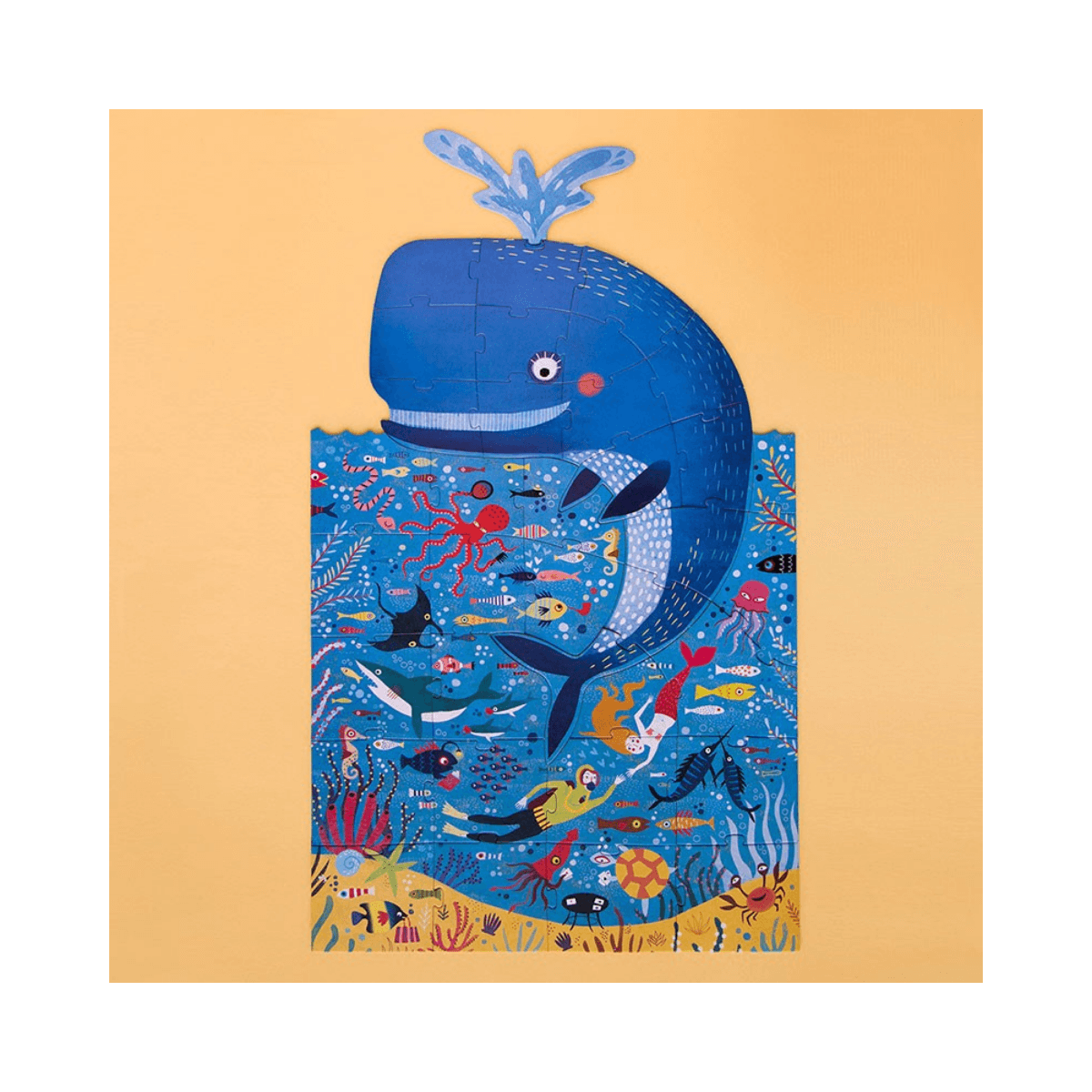 36-delige puzzel - 3 - 6 ans - MY BIG BLUE PUZZLE