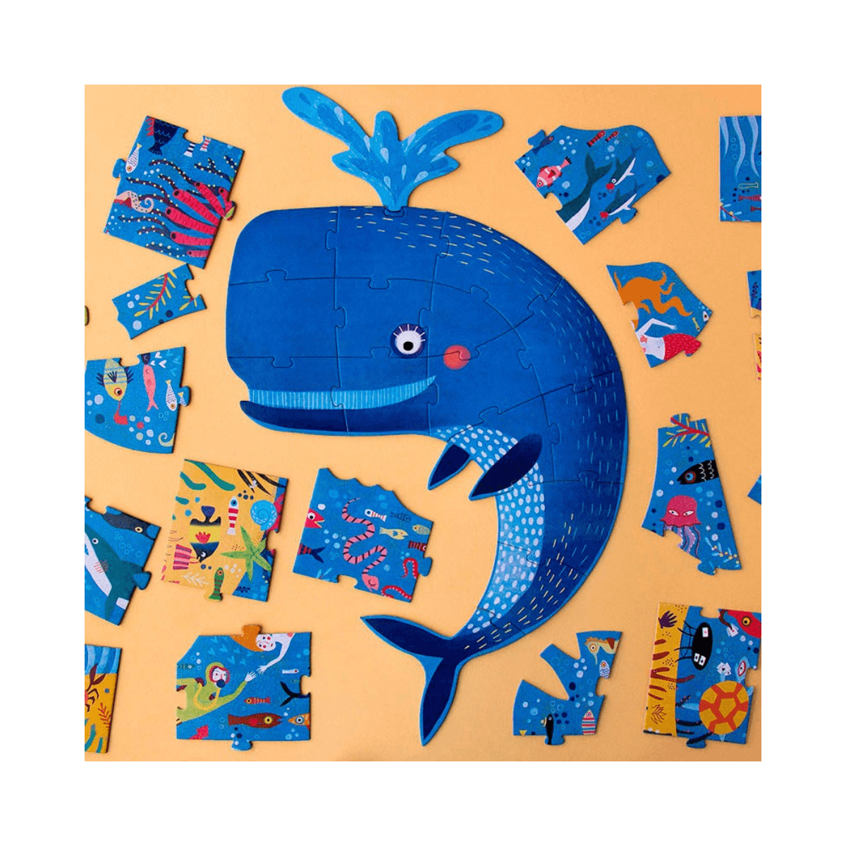 36-delige puzzel - 3 - 6 ans - MY BIG BLUE PUZZLE