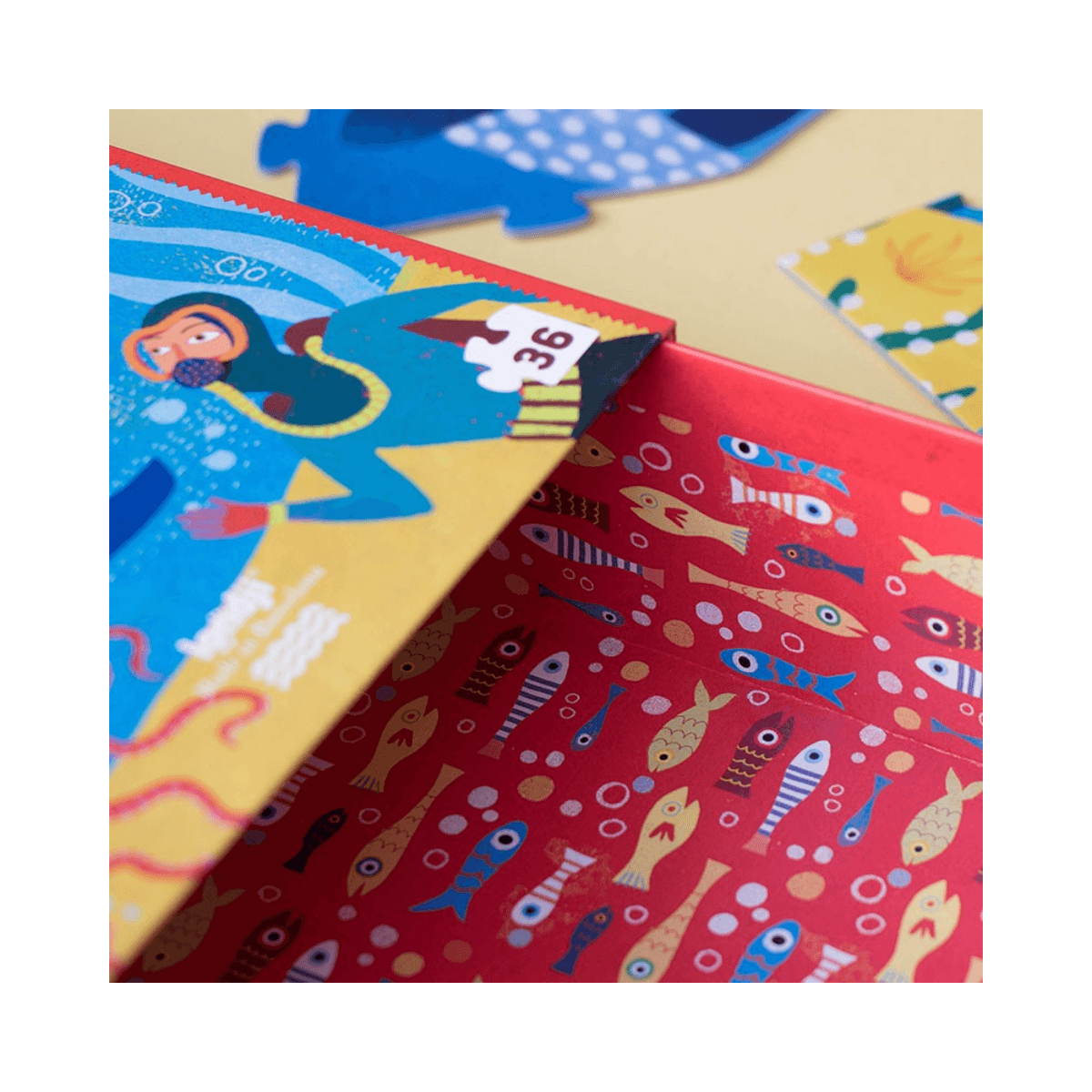 36-delige puzzel - 3 - 6 ans - MY BIG BLUE PUZZLE