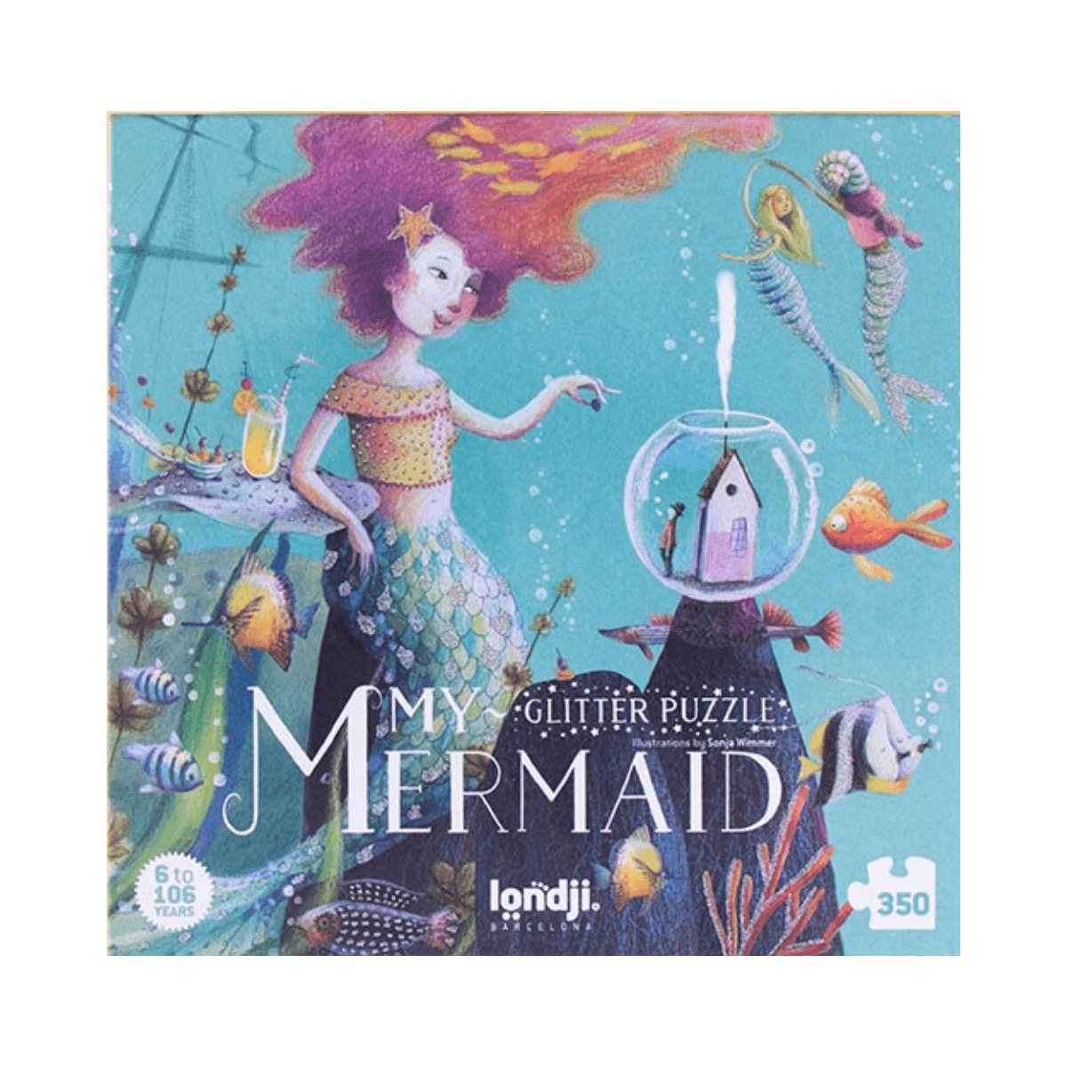 Puzzel van 350 stukjes - Vanaf 6 jaar - MY MERMAID PUZZLE