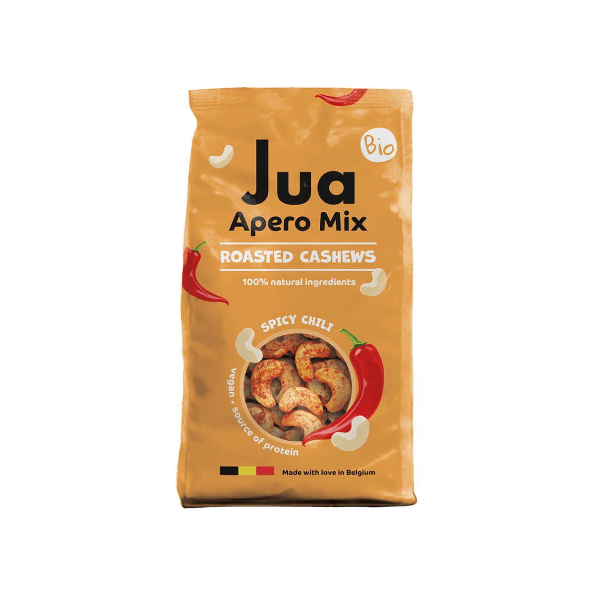 Geroosterde cashewnoten - Chili 150g ORGANISCH