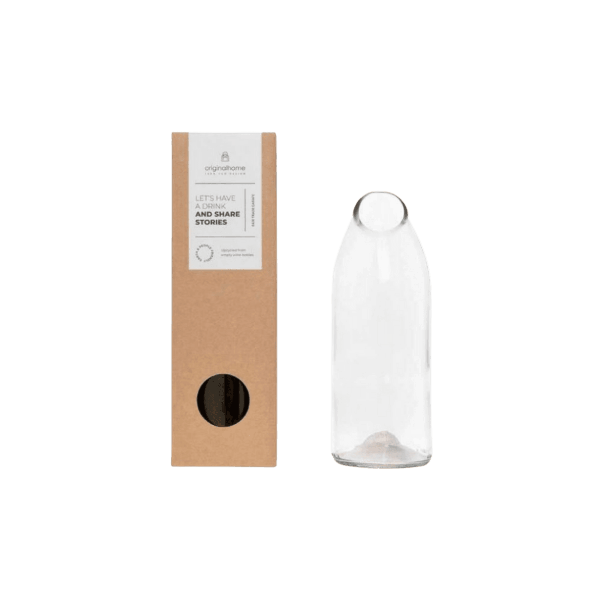 Water karaf van gerecyclede flessen - Helder - WATER CARAFE - HELDER