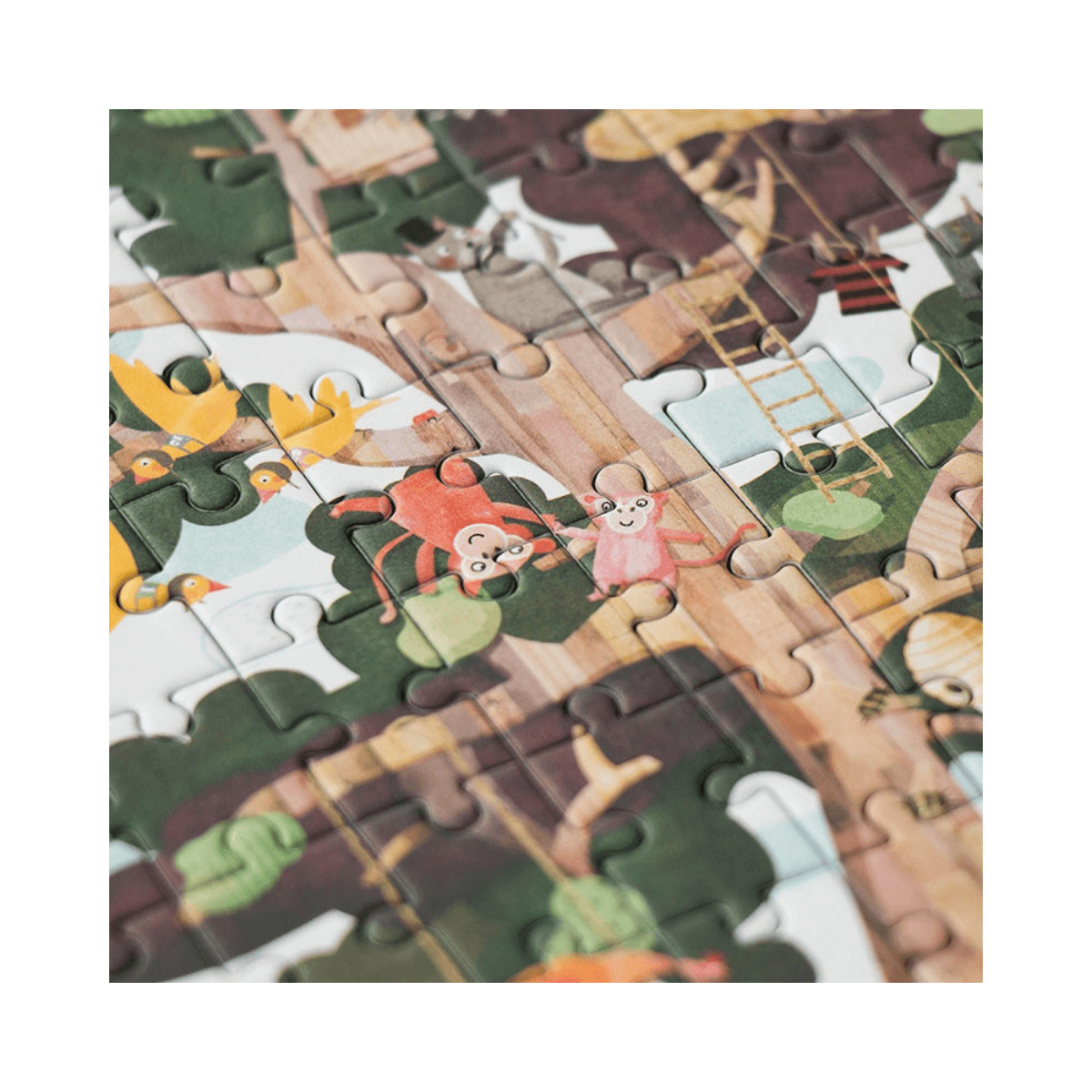 100-delige omkeerbare puzzel - vanaf 6 jaar - MY TREE POCKET PUZZLE