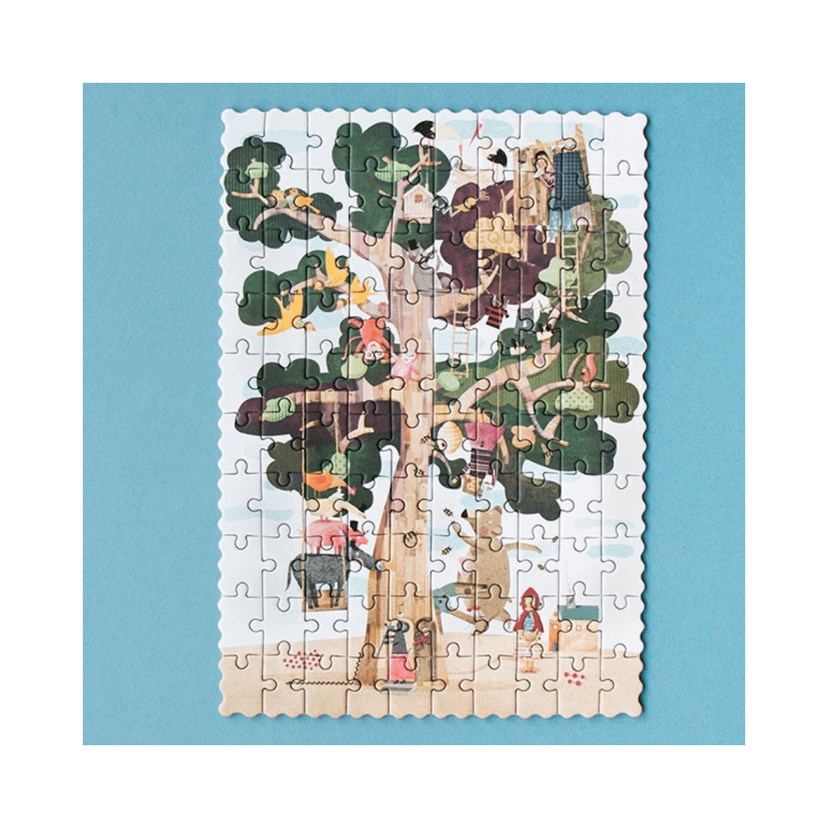 100-delige omkeerbare puzzel - vanaf 6 jaar - MY TREE POCKET PUZZLE