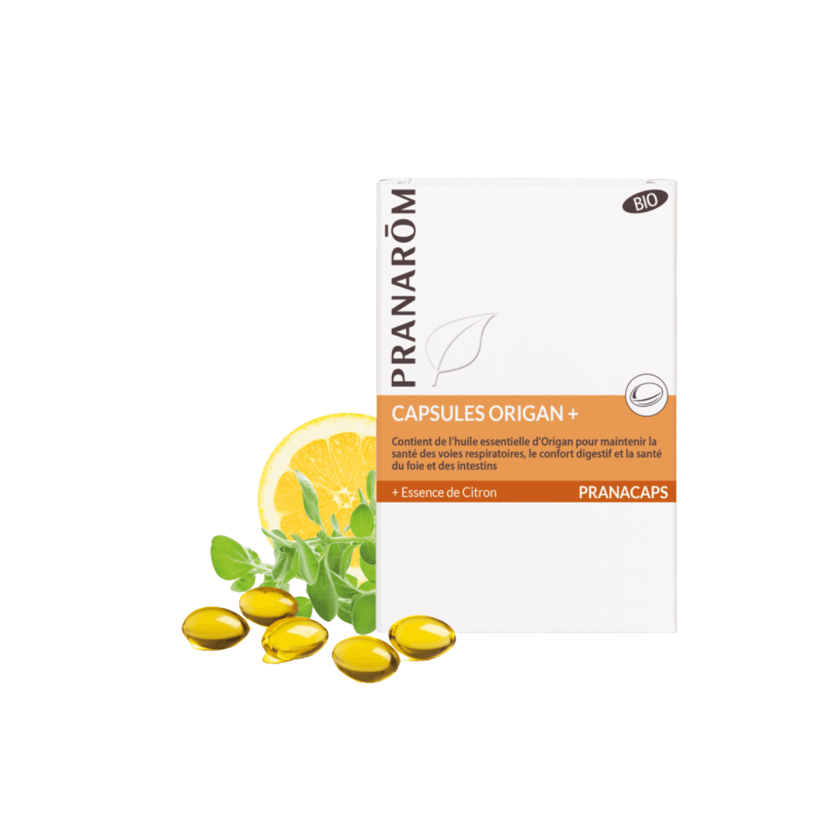 Capsules aux huiles essentielles - Origan + BIO - 30 caps - Pranarôm