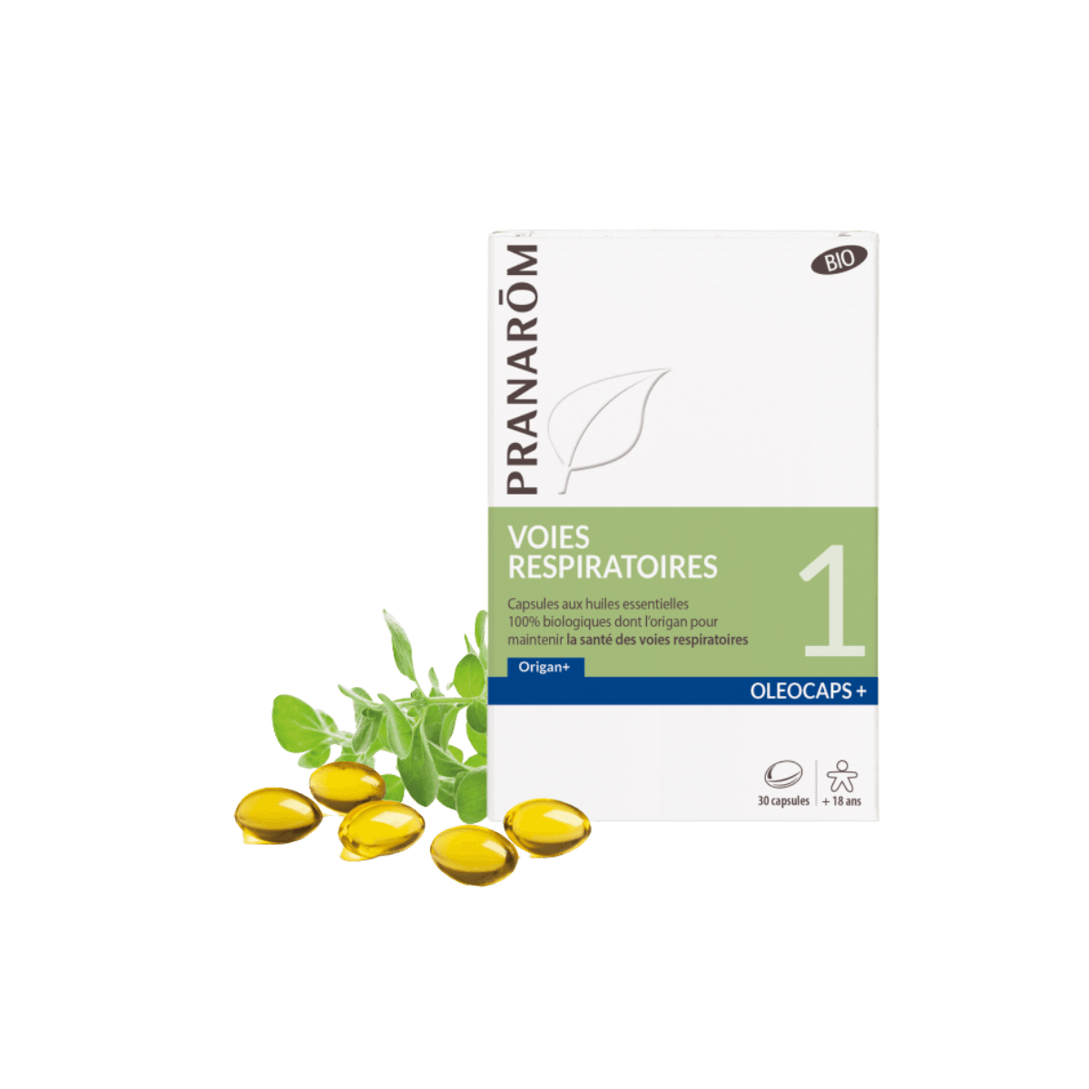 Capsules met etherische oliën - 1 Luchtwegen - 30 capsules