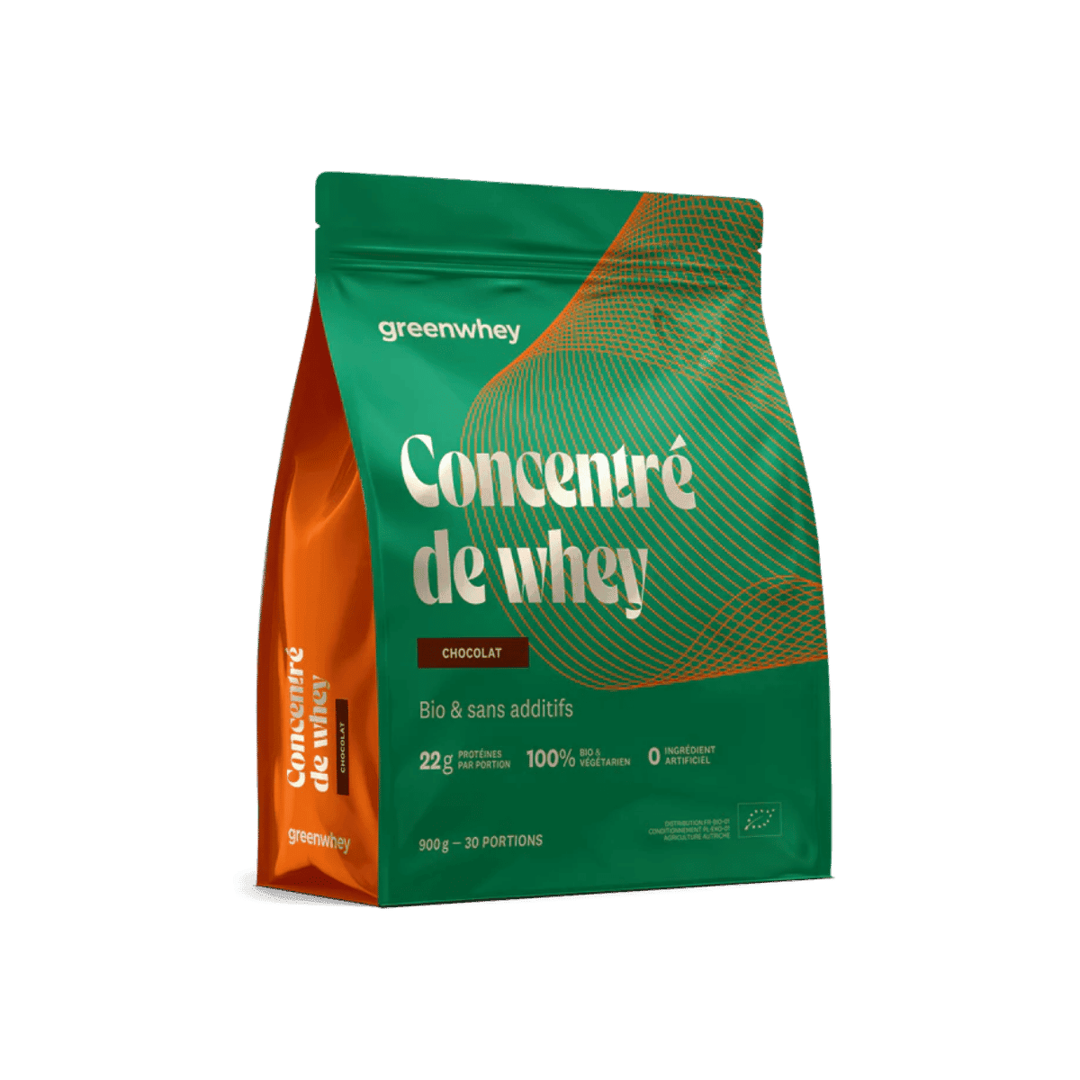 Biologisch Wei-Eiwitconcentraat Chocolade 900g