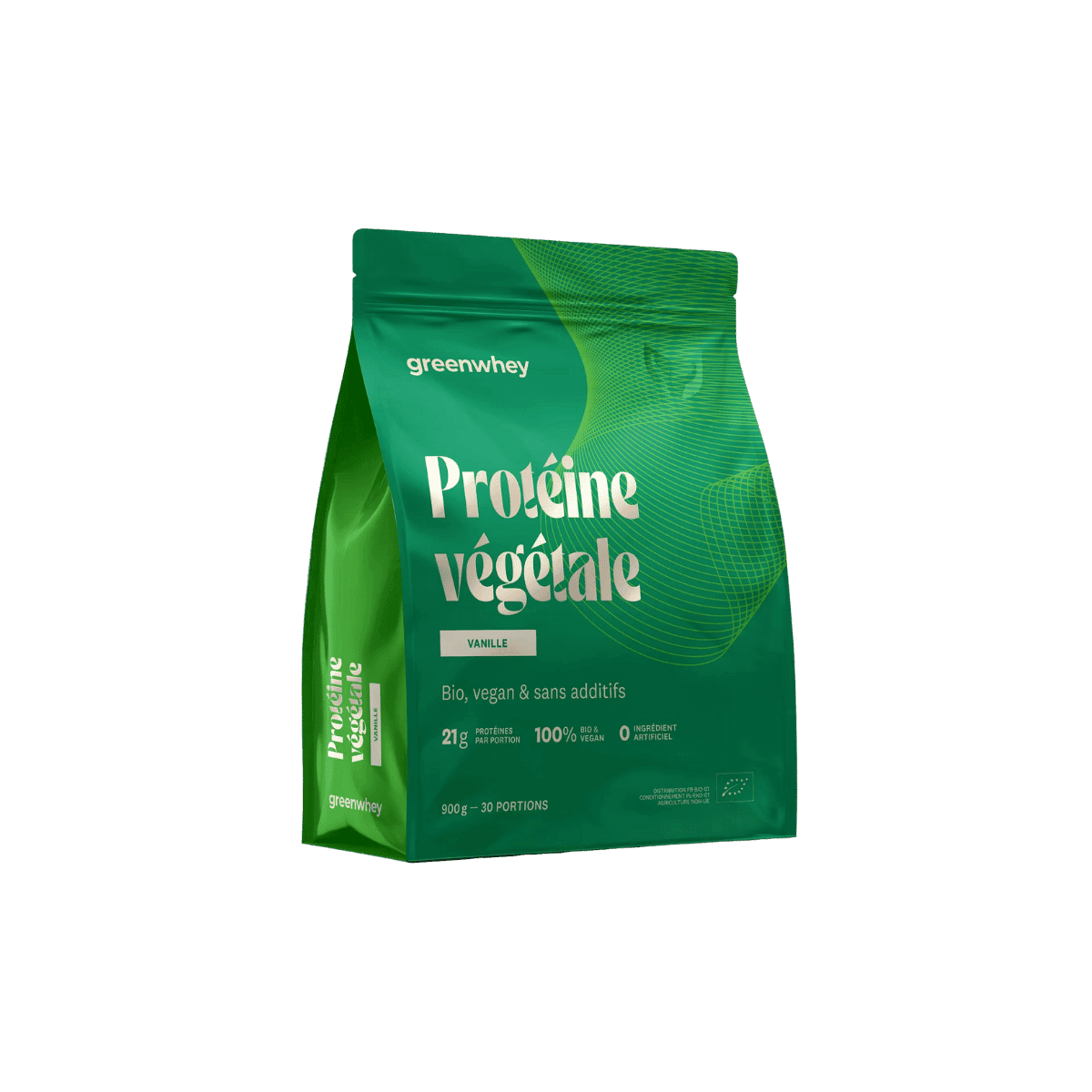 Biologische plantaardige proteïne Vanille 900g
