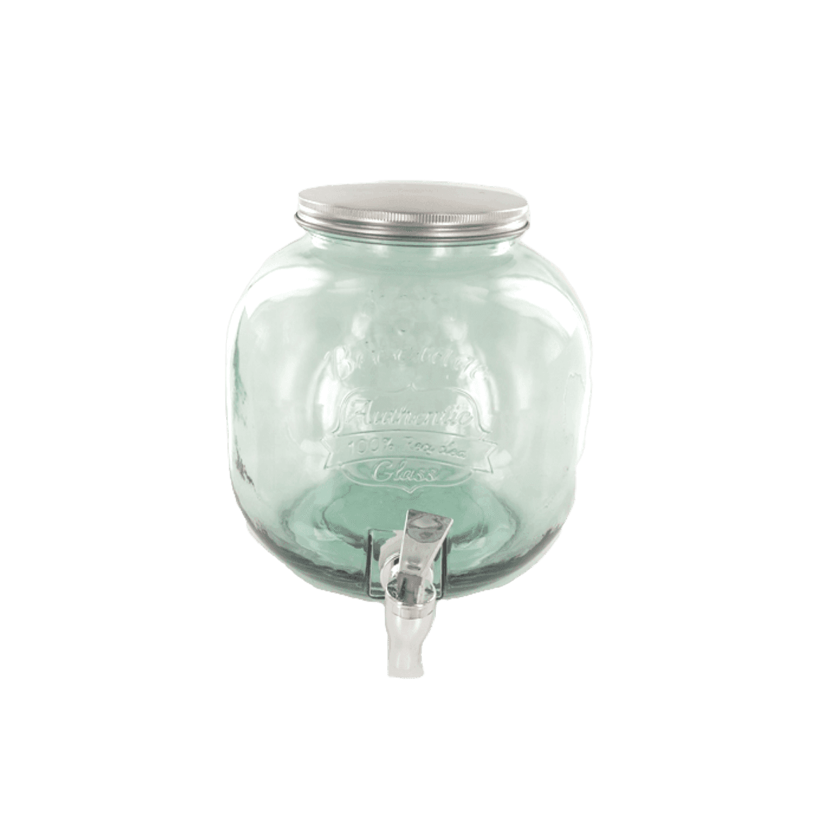 6L fontein van gerecycled glas
