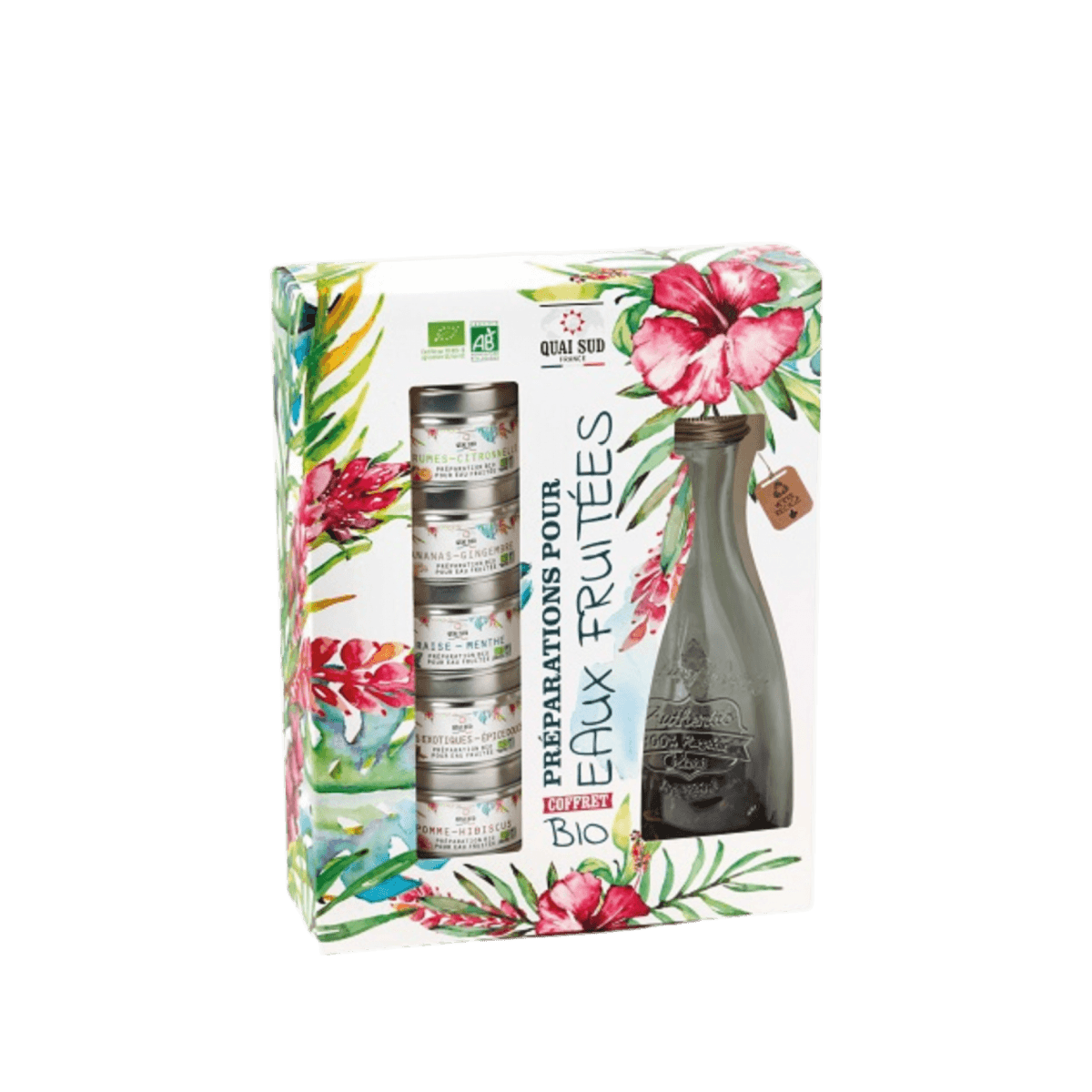 Bereidingsset voor biologisch fruitwater