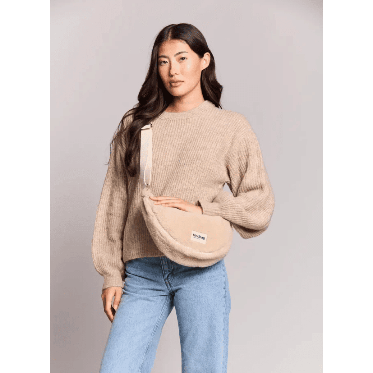 Heuptasje ANDREA - Fourrure Beige