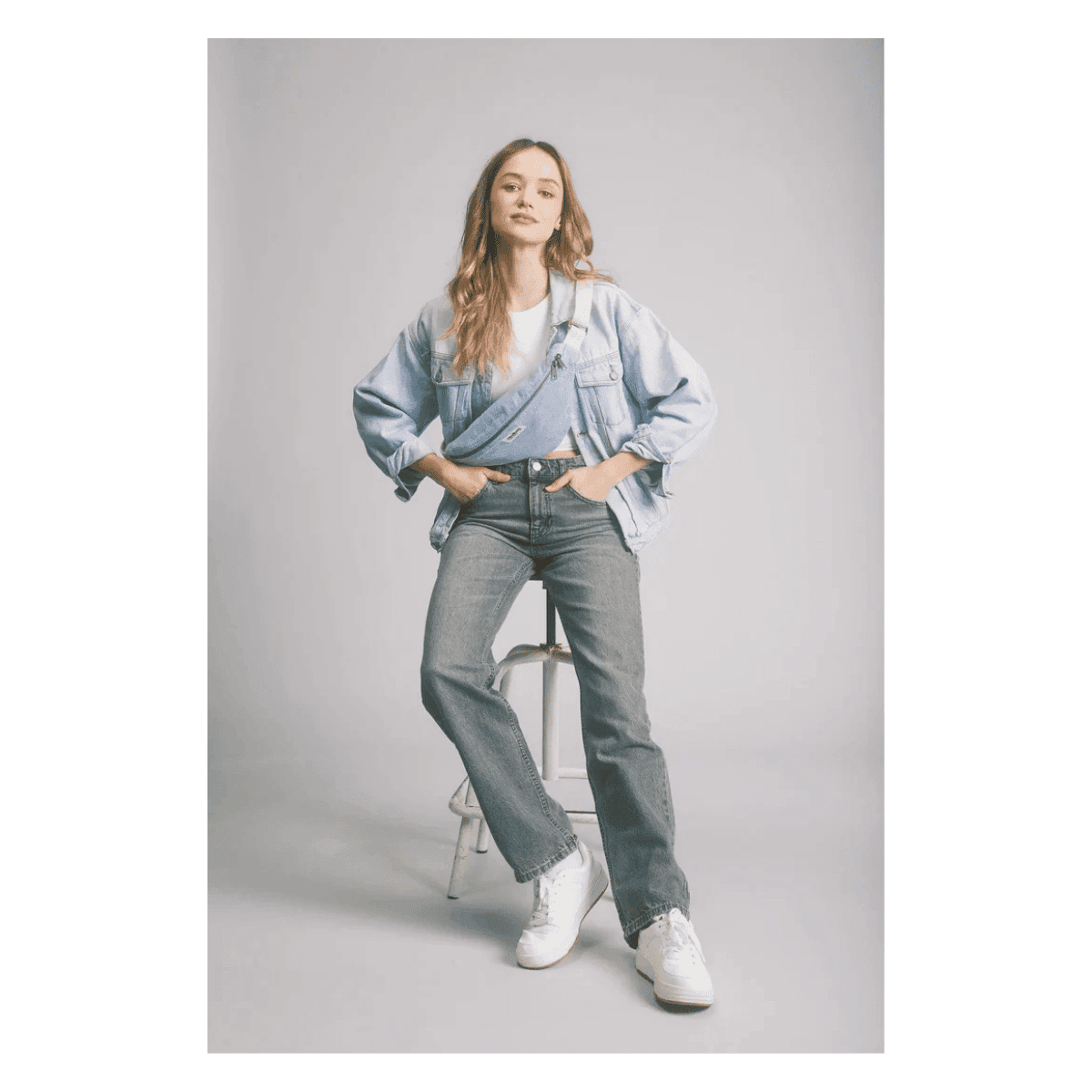 Heuptasje OLIVIA - Denim bleu