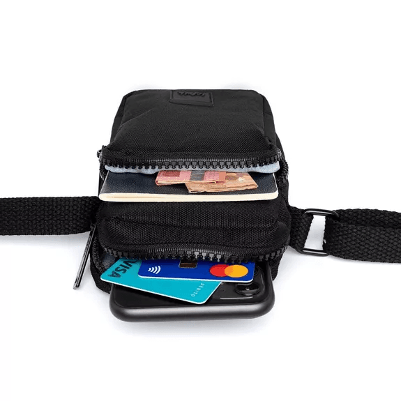 Sac à bandoulière Amsterdam - Stripes Black