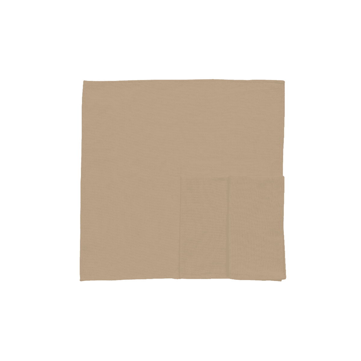 Servetten x 4 - Donkerbeige - NAPKIN RECYCLED - BROWN S/4