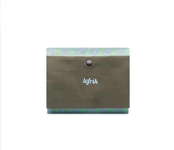 Shopping bag Offcut Olive / Dream Blue