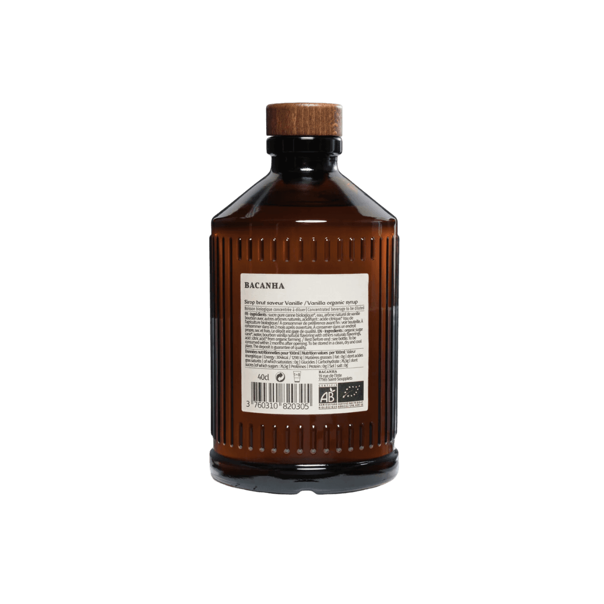 Vanille brut siroop - biologisch - 400ml